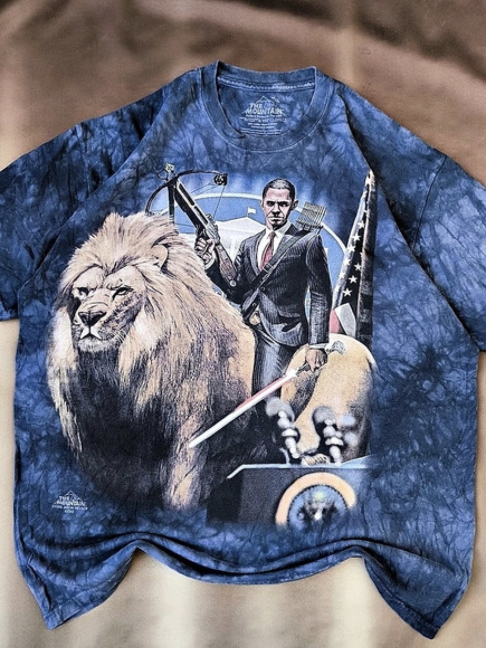 The Mountain Obama Savior Short Sleeve Tee Size XL 2016 Jason Heuser